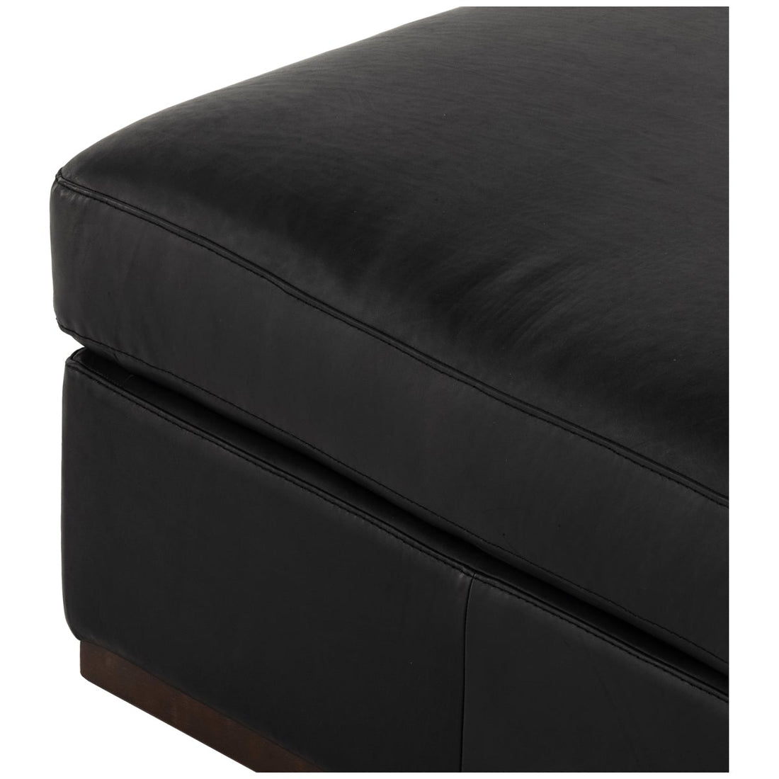 Four Hands Centrale Colt Sectional Ottoman - Heirloom Black