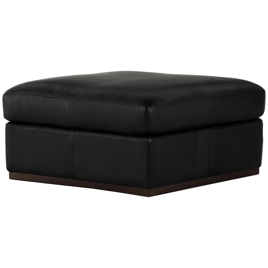 Four Hands Centrale Colt Sectional Ottoman - Heirloom Black