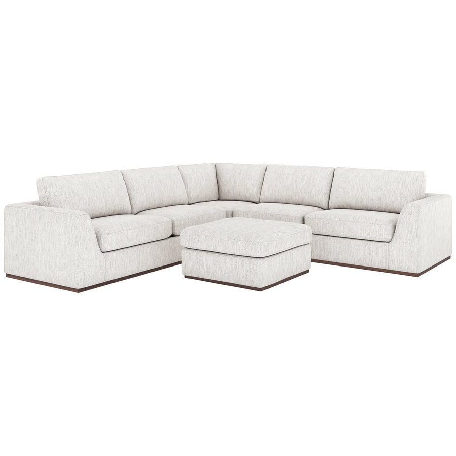 Four Hands Centrale Colt 3-Piece Merino Cotton Sectional with Ottoman