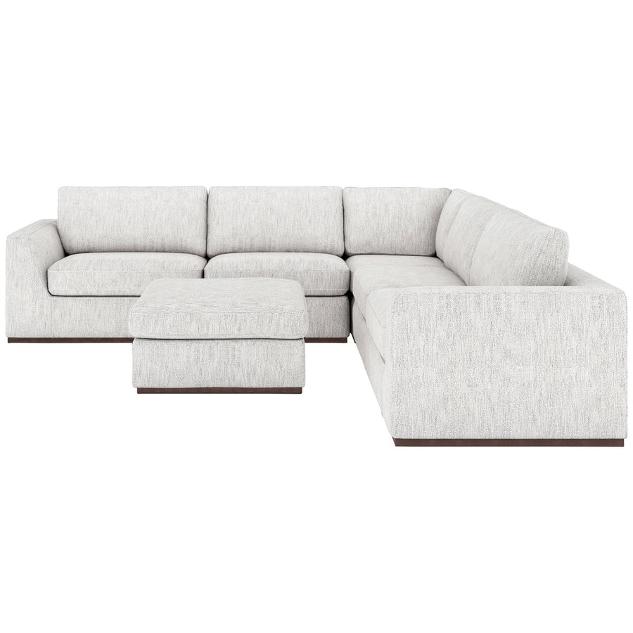 Four Hands Centrale Colt 3-Piece Merino Cotton Sectional with Ottoman