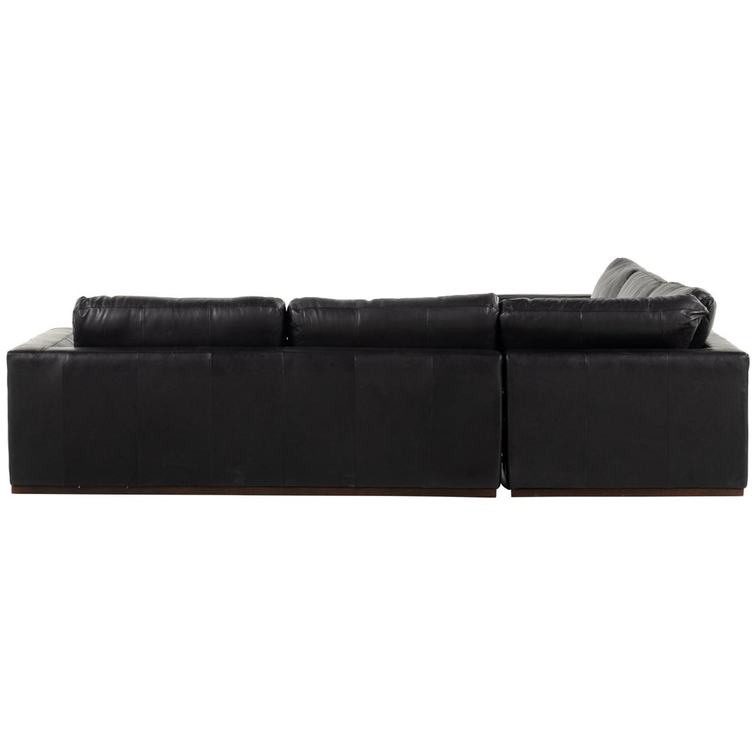 Four Hands Centrale Colt 3-Piece Heirloom Black Sectional with Ottoman