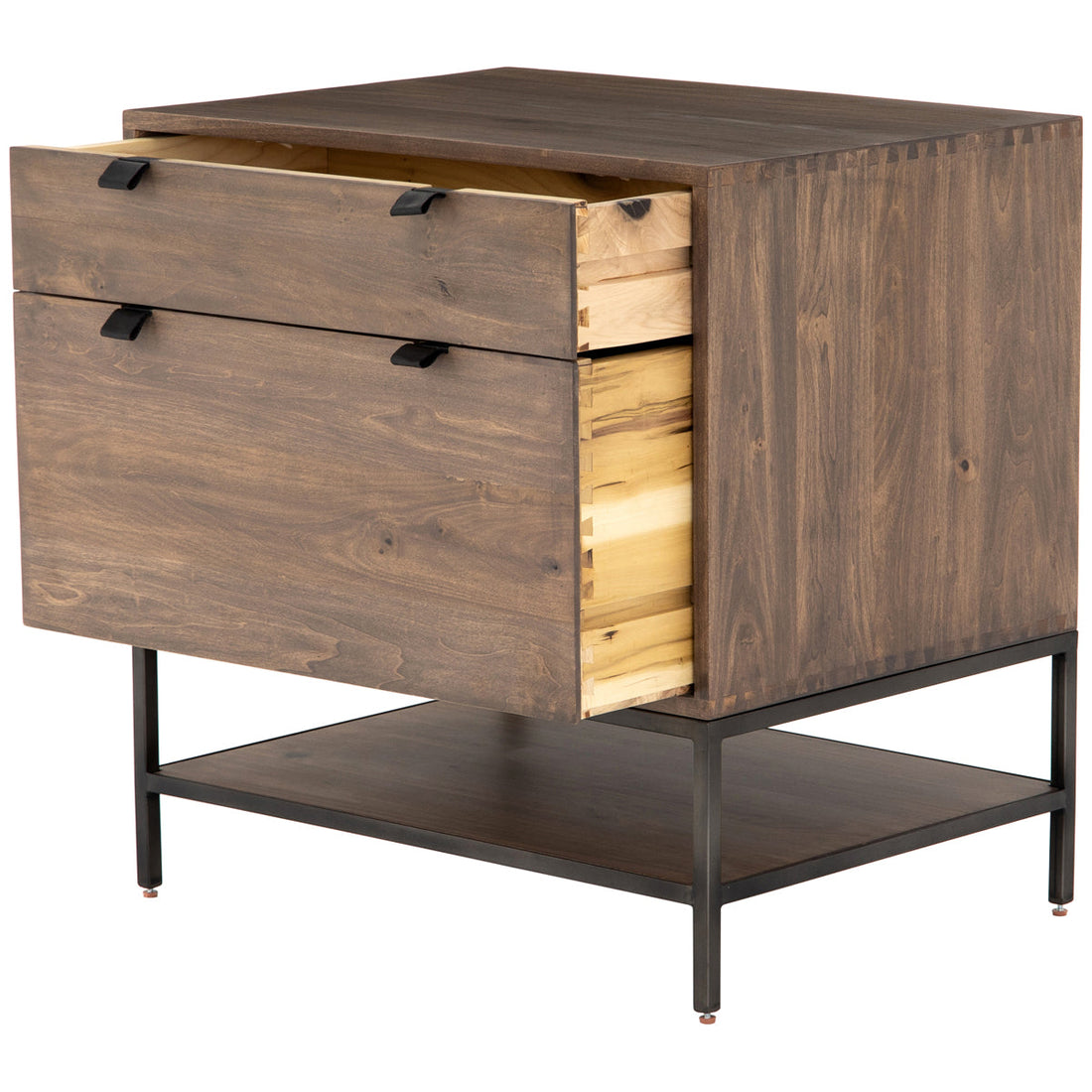 Four Hands Fulton Trey Modular Filing Cabinet - Auburn Poplar