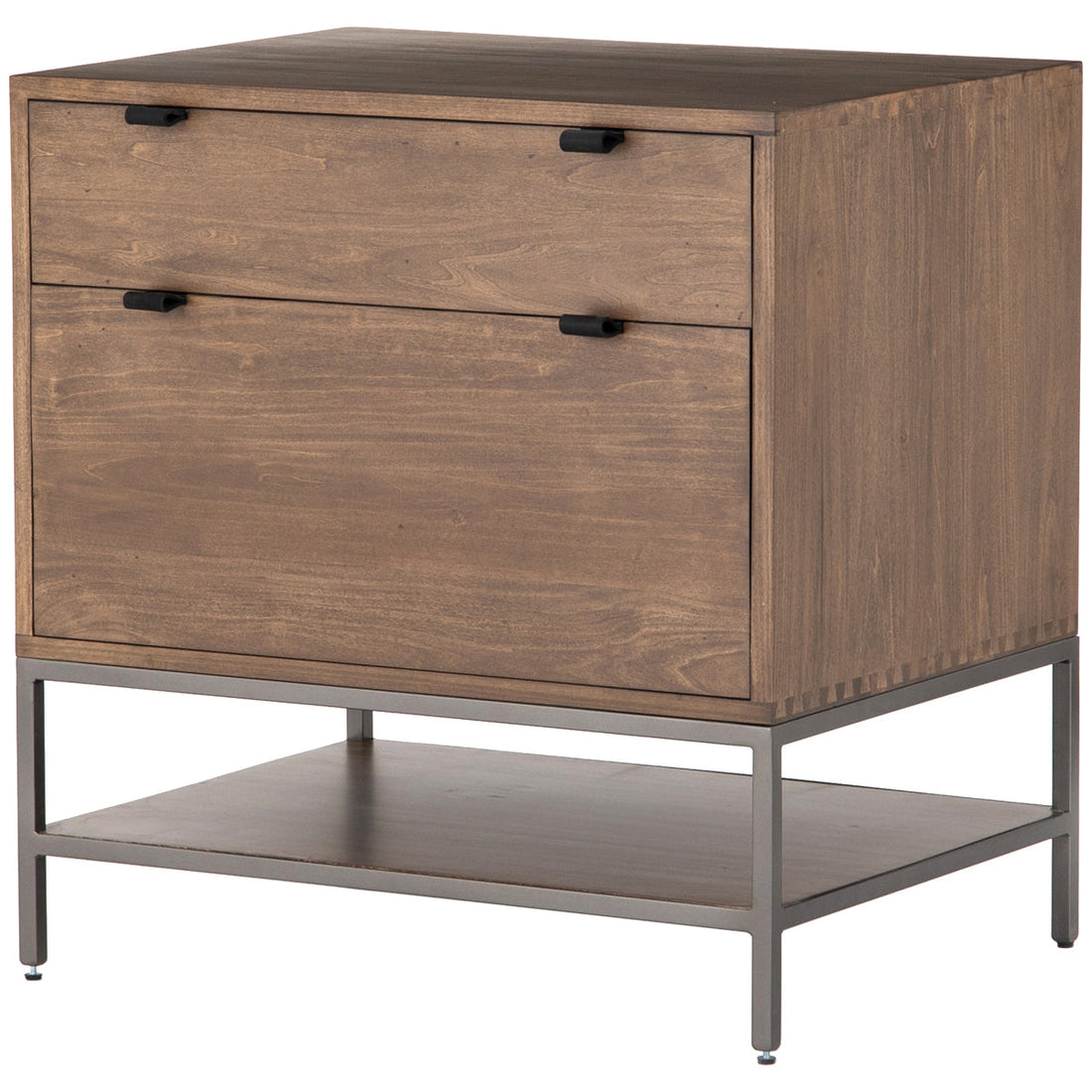 Four Hands Fulton Trey Modular Filing Cabinet - Auburn Poplar