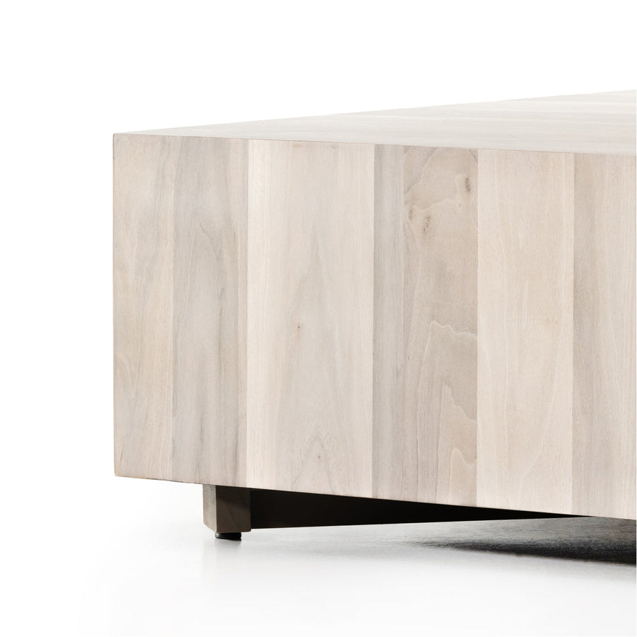 Four Hands Wesson Hudson Square Coffee Table - Ashen Walnut