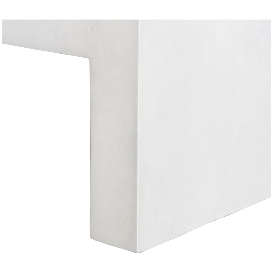 Four Hands Bina Parish Coffee Table - White Concrete