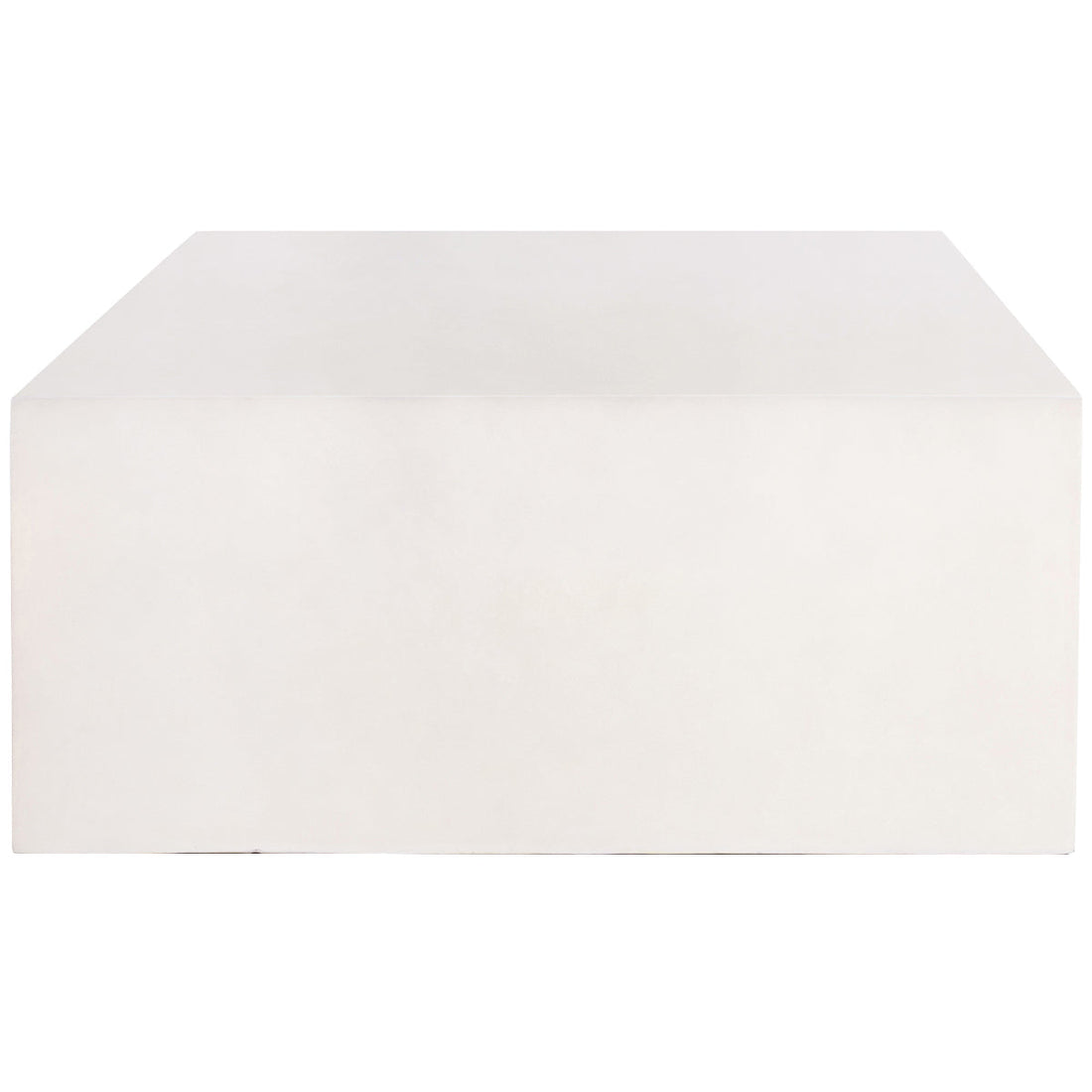 Four Hands Bina Parish Coffee Table - White Concrete