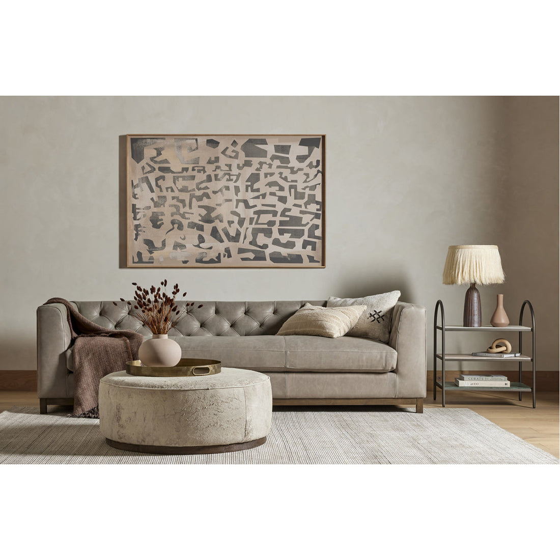 Four Hands Kensington Baldwin Sofa - Palermo Pewter