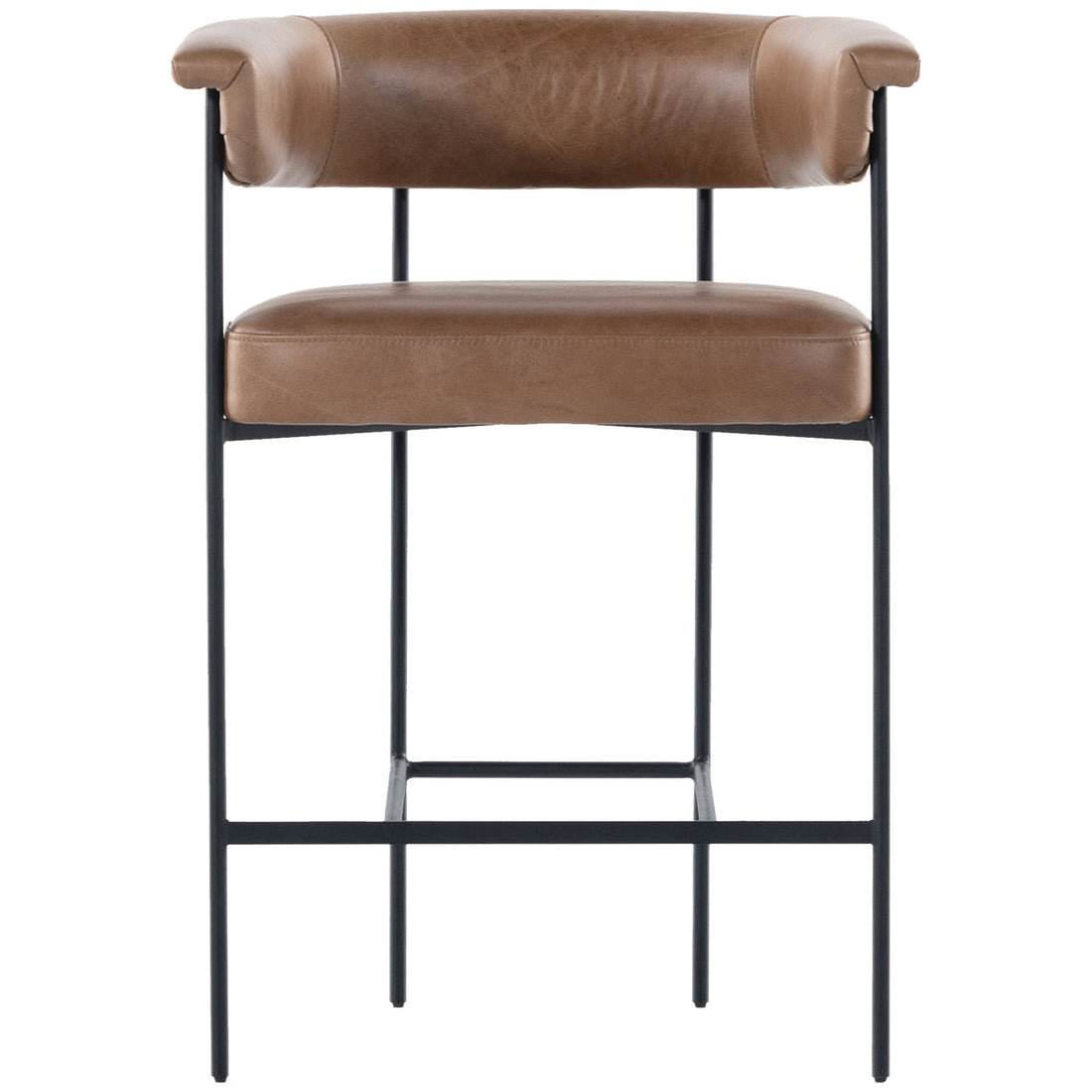 Four Hands Grayson Carrie Counter Stool - Chaps Saddle