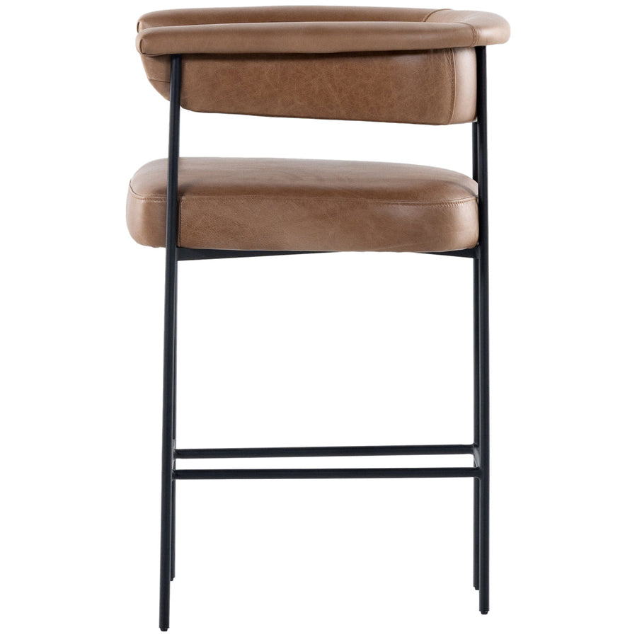 Four Hands Grayson Carrie Counter Stool - Chaps Saddle