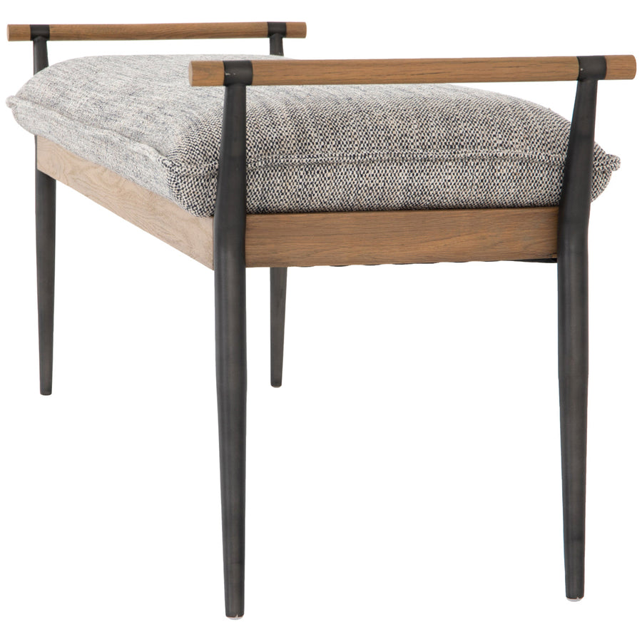 Four Hands Grayson Charlotte Bench - Thames Raven