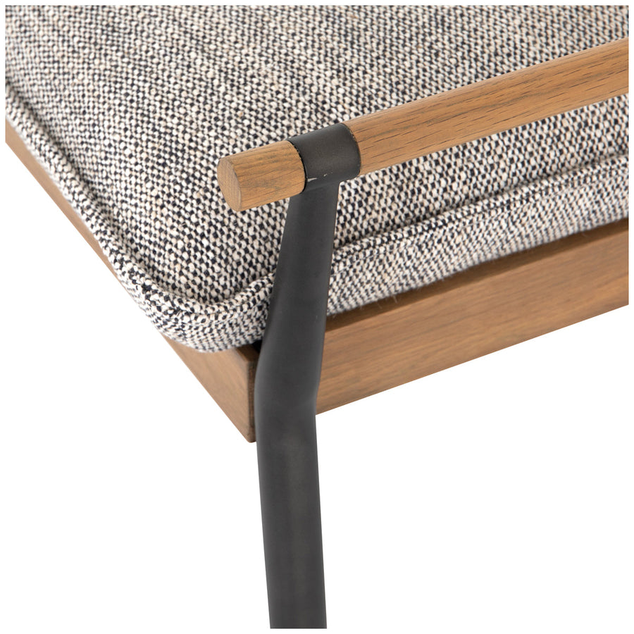 Four Hands Grayson Charlotte Bench - Thames Raven