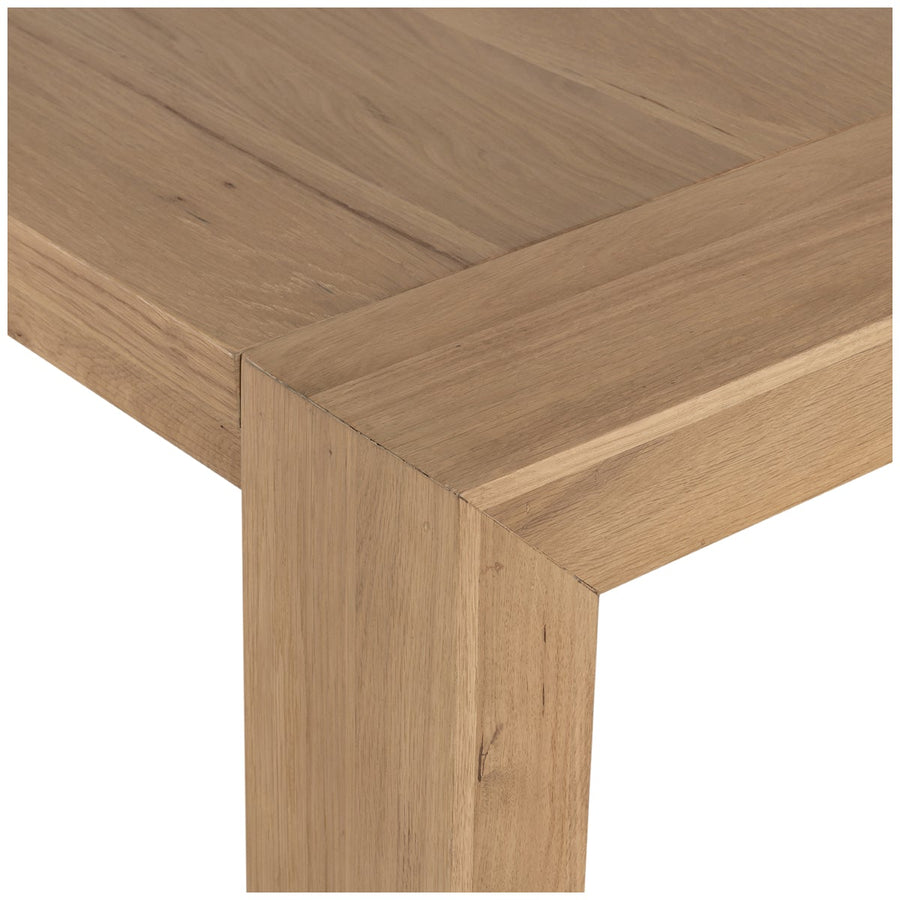 Four Hands Clara Capra Dining Table - Light Oak Resin