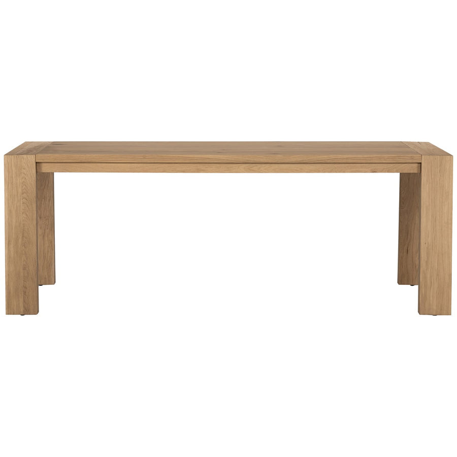 Four Hands Clara Capra Dining Table - Light Oak Resin