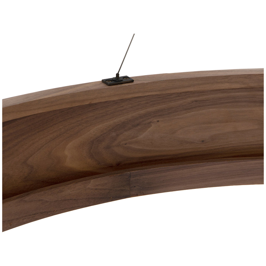 Four Hands Stockton Baum Chandelier - Dark Walnut