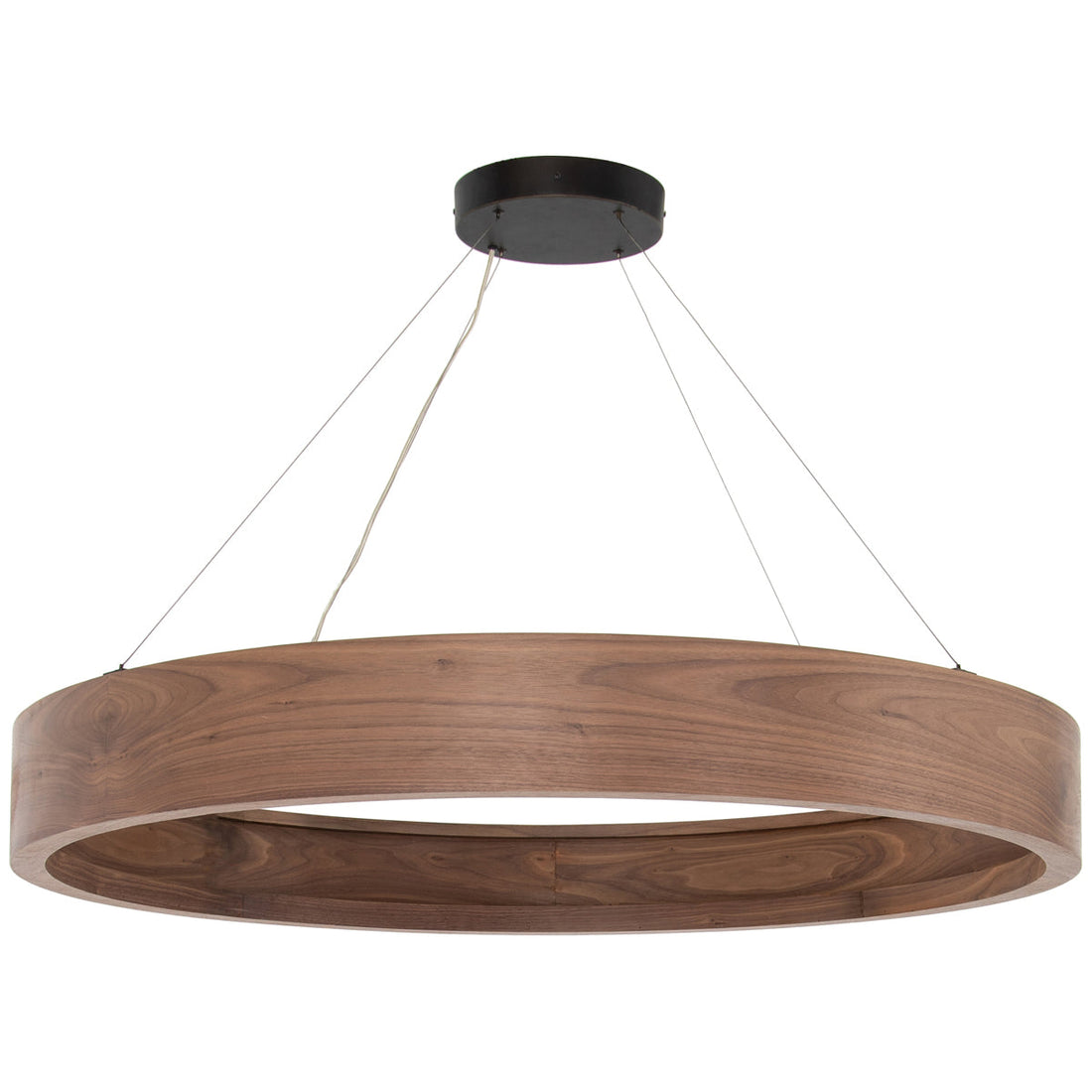 Four Hands Stockton Baum Chandelier - Dark Walnut