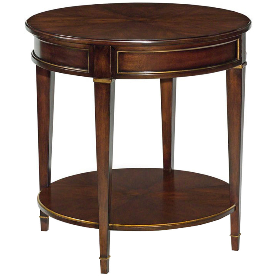 Woodbridge Furniture Ebonized Mahogany La Salle Side Table