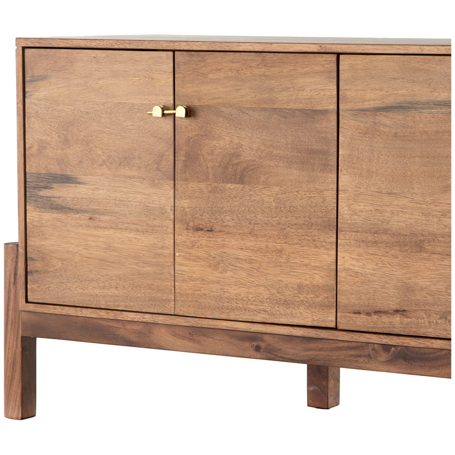 Four Hands Merritt Reza Media Console - Smoked Honey