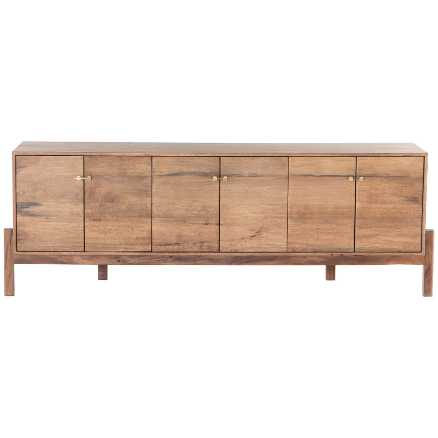 Four Hands Merritt Reza Media Console - Smoked Honey