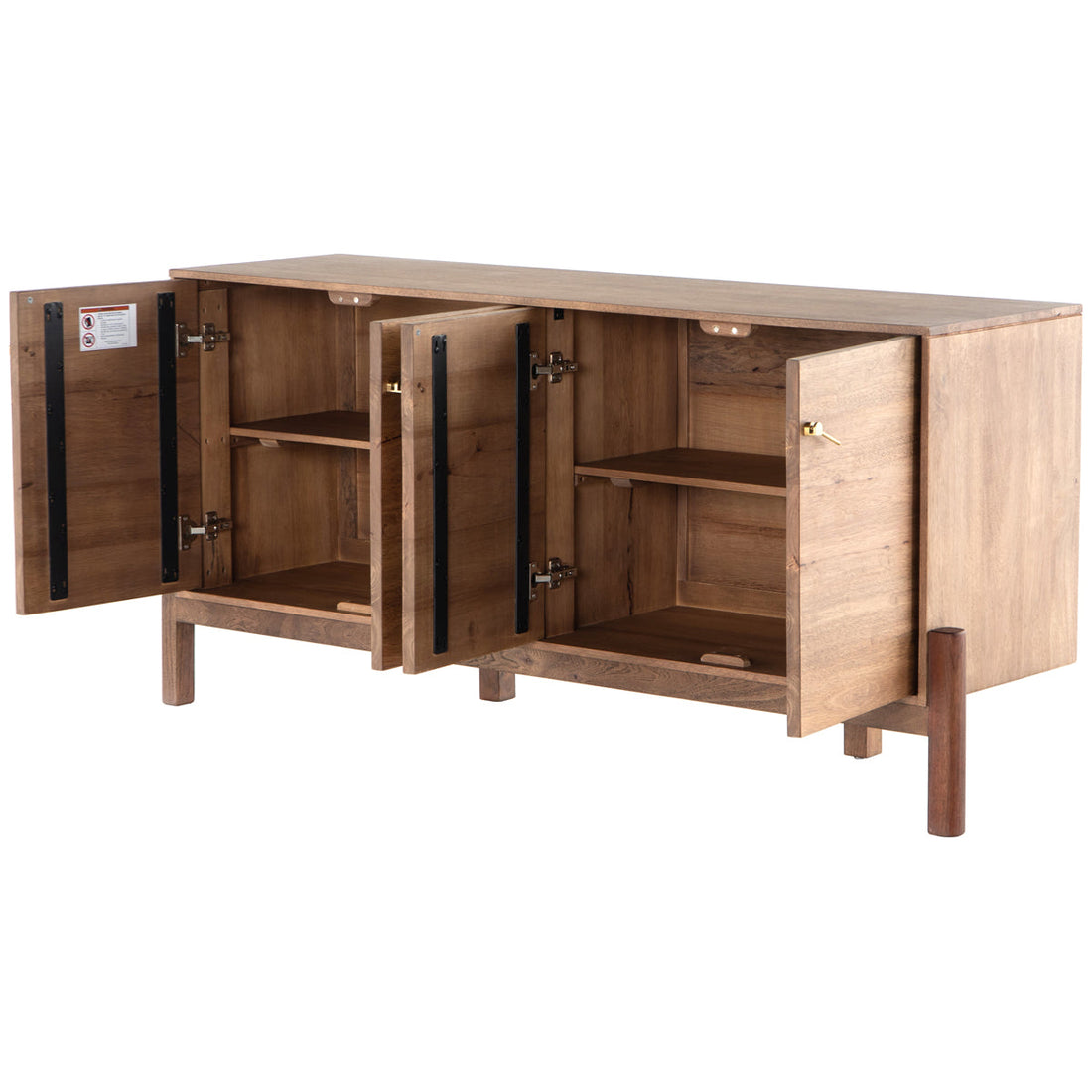 Four Hands Merritt Reza Sideboard - Smoked Honey