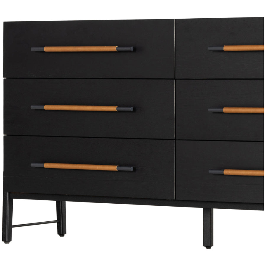 Four Hands Filmore Rosedale 6-Drawer Dresser - Ebony Oak