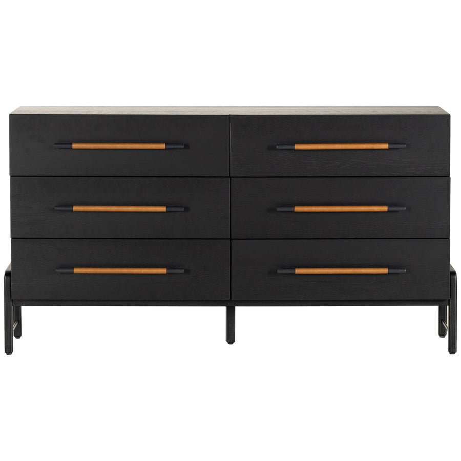 Four Hands Filmore Rosedale 6-Drawer Dresser - Ebony Oak