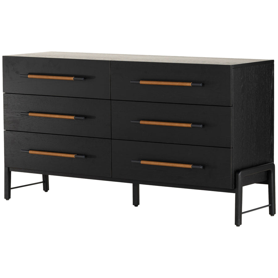 Four Hands Filmore Rosedale 6-Drawer Dresser - Ebony Oak