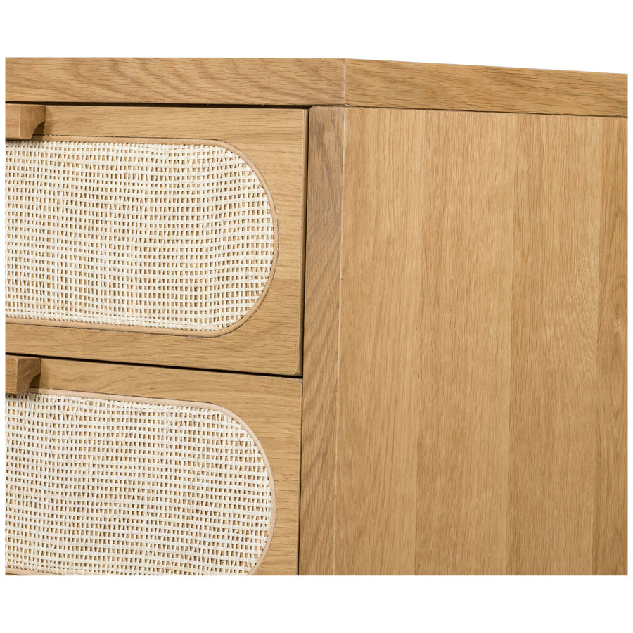 Four Hands Filmore Allegra 5-Drawer Dresser - Natural Cane