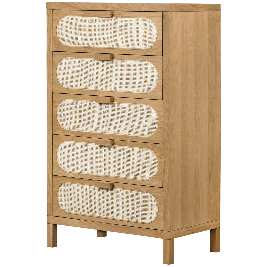 Four Hands Filmore Allegra 5-Drawer Dresser - Natural Cane