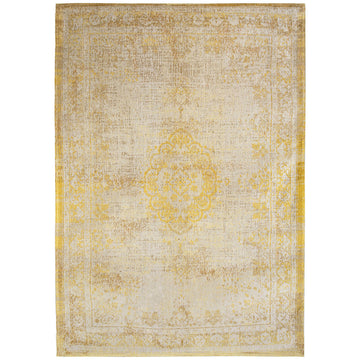 Louis de Poortere Fading World Medallion 9062 Grey Yellow Rug