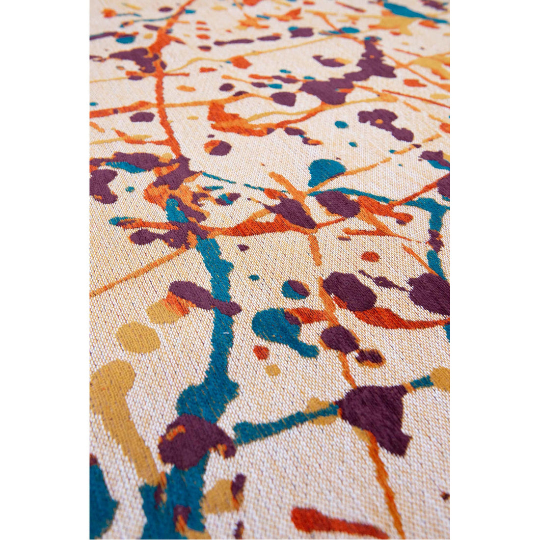 Louis de Poortere Gallery Expression 9221 Orange Drip Rug