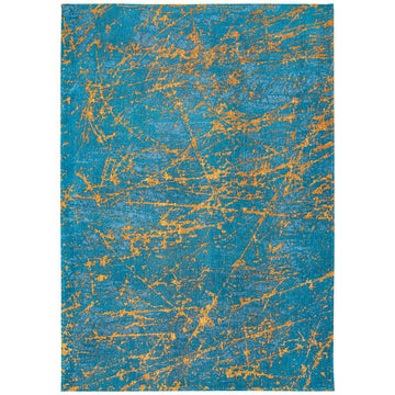 Louis de Poortere Mad Men Stellar 9218 Lightning Turquoise Rug