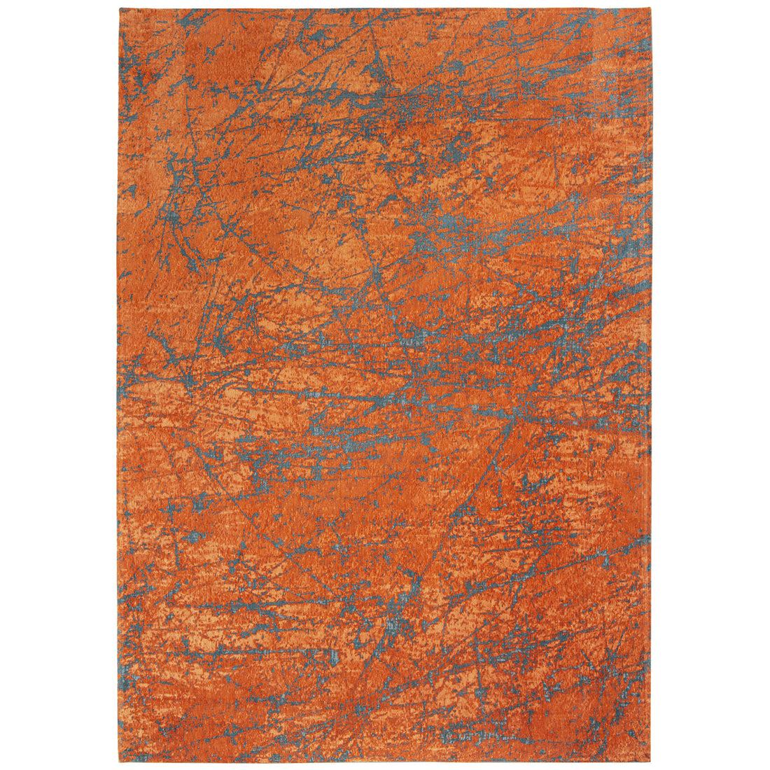 Louis de Poortere Mad Men Stellar 9219 Nebula Orange Rug