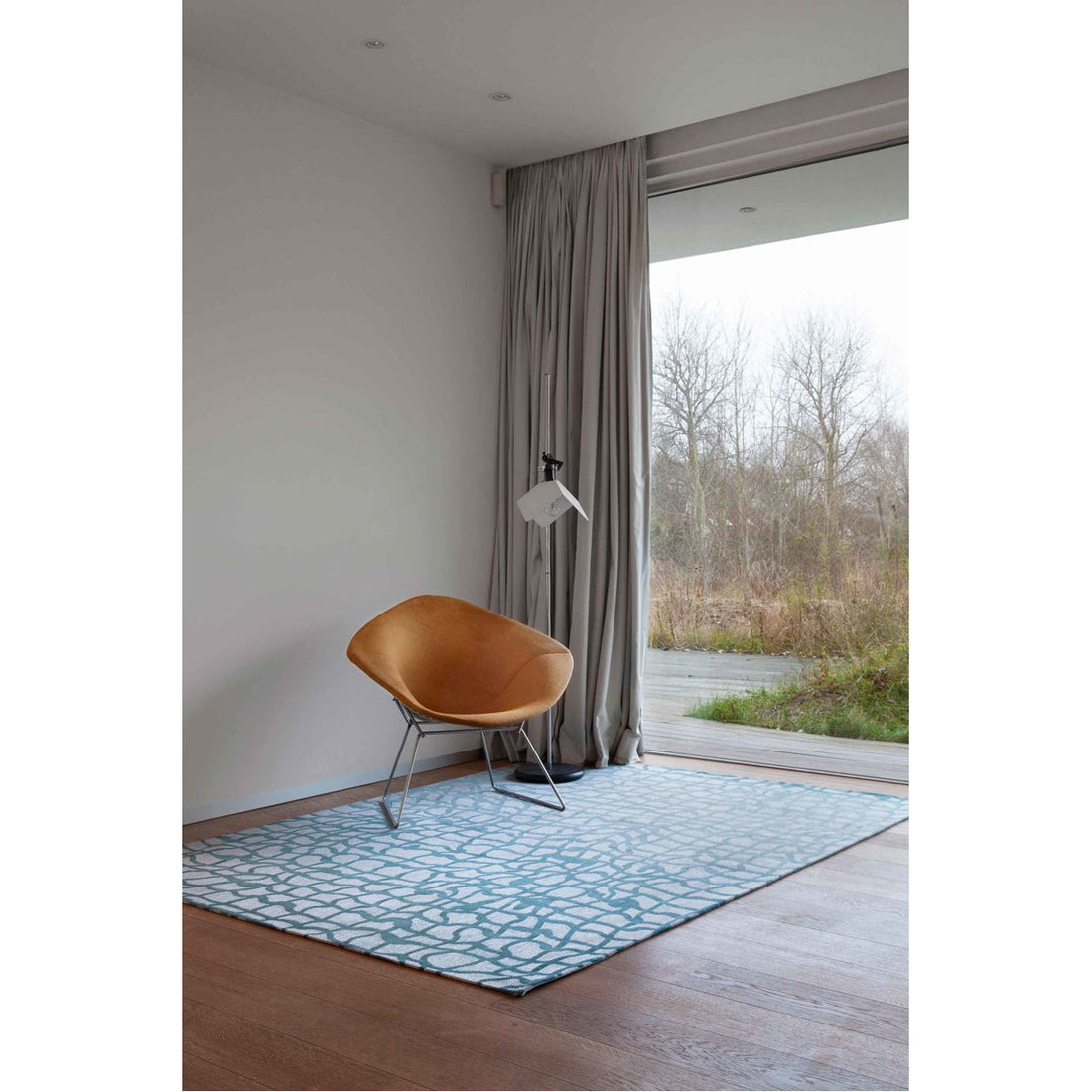 Louis de Poortere Mad Men Dedalo 9203 Blue Marine Rug