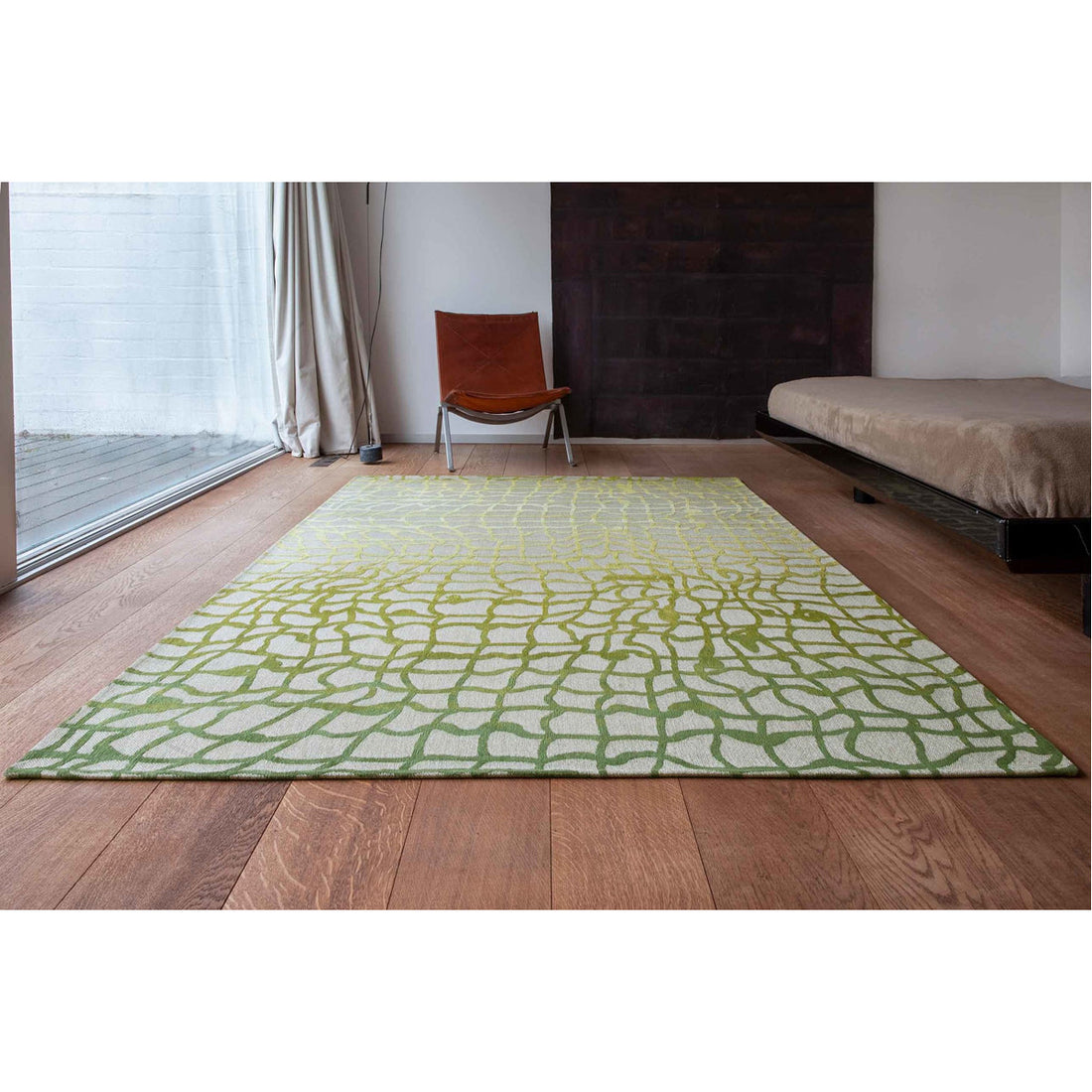 Louis de Poortere Mad Men Dedalo 9204 Republic Green Rug