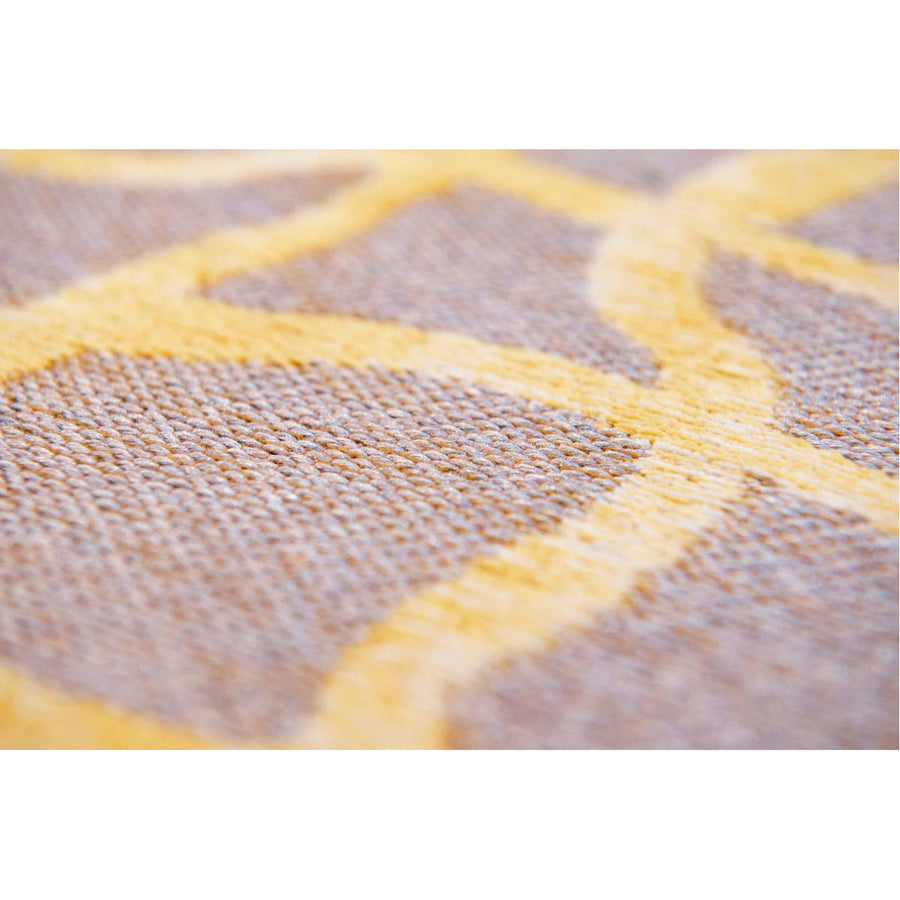 Louis de Poortere Mad Men Dedalo 9205 Yellow Scarab Rug