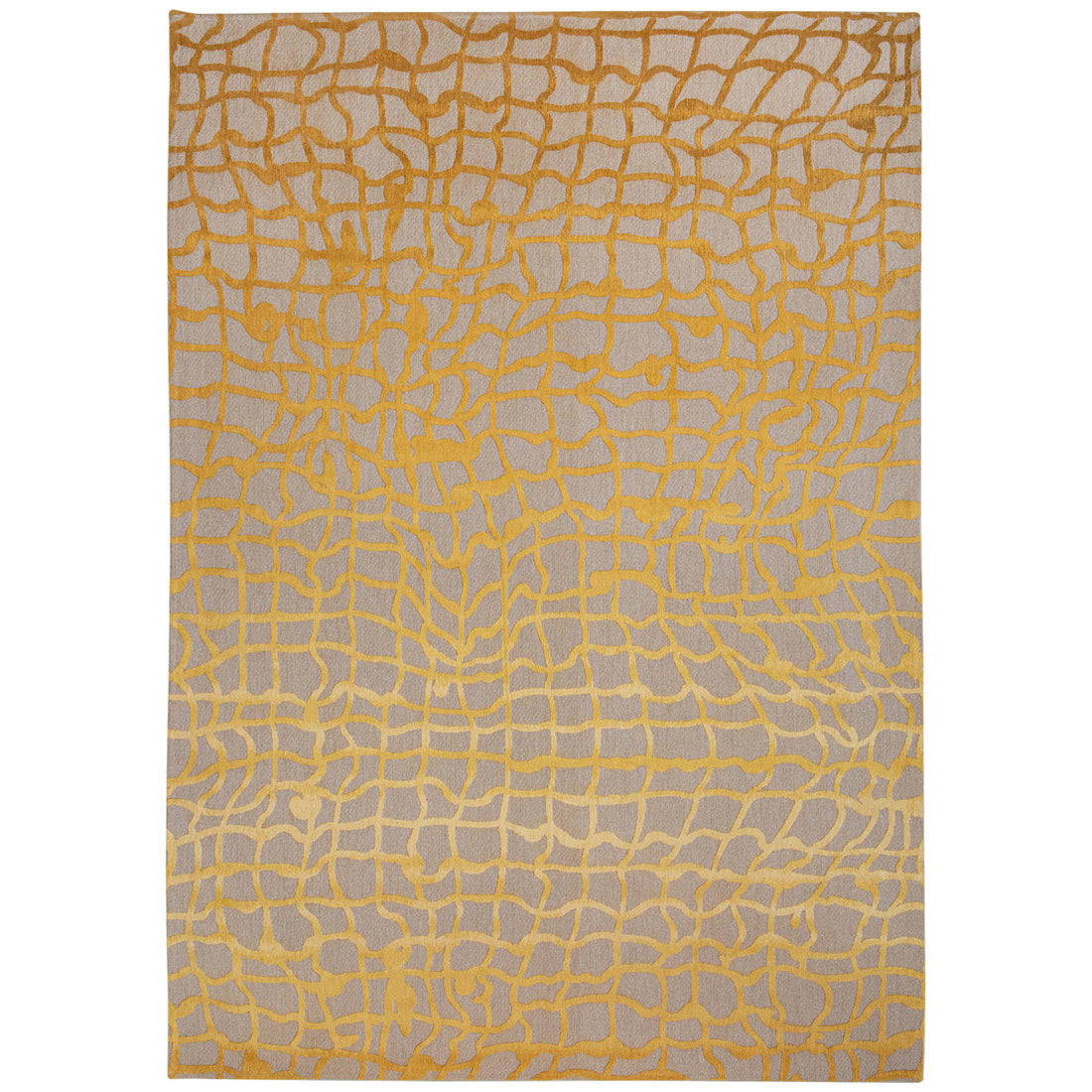 Louis de Poortere Mad Men Dedalo 9205 Yellow Scarab Rug