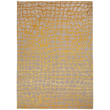 Louis de Poortere Mad Men Dedalo 9205 Yellow Scarab Rug