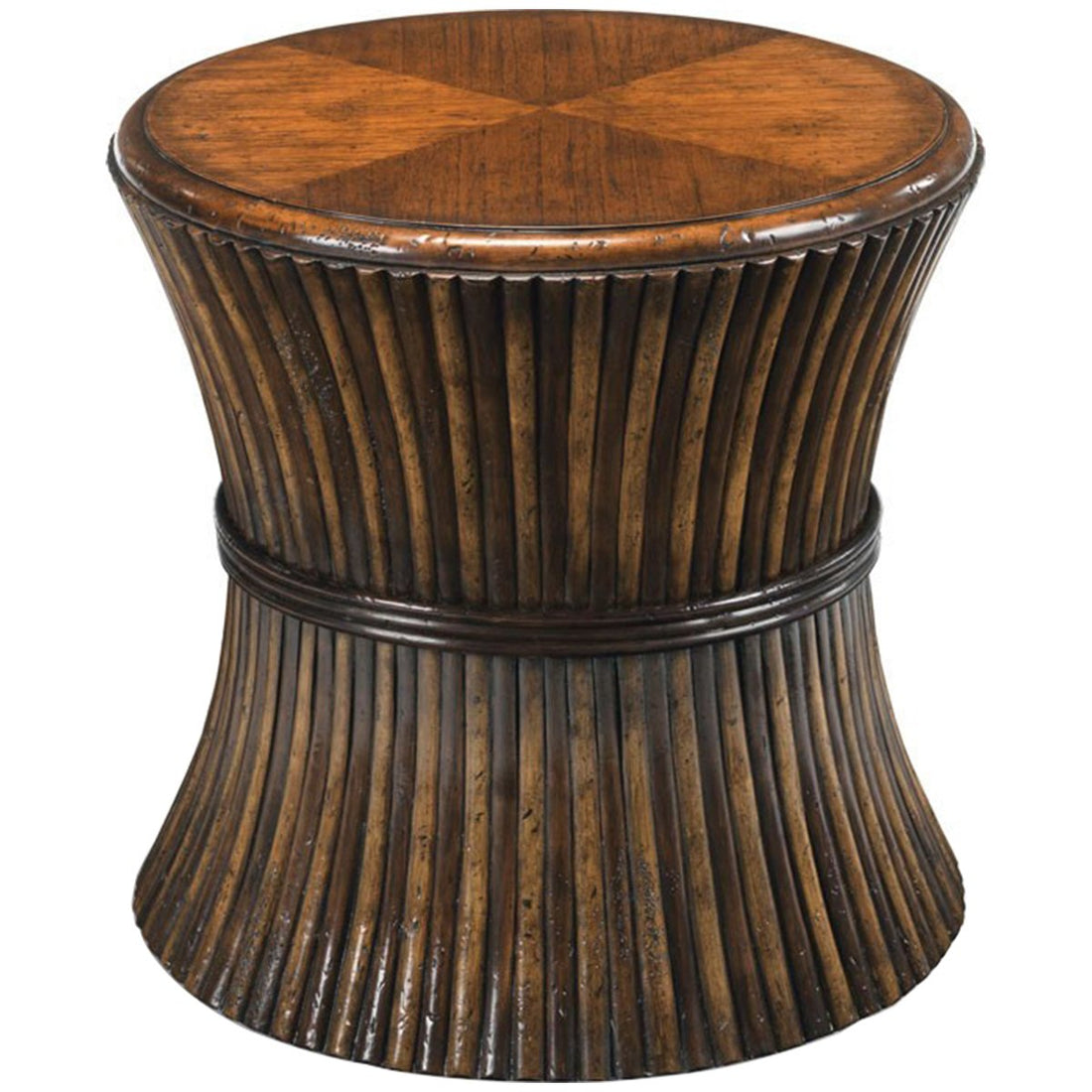 Woodbridge Furniture Rattan Drum Table