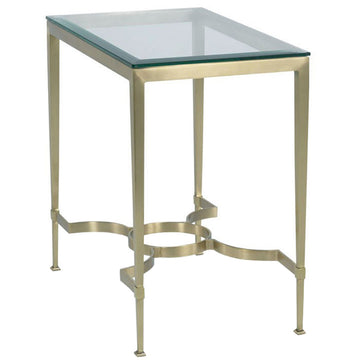 Woodbridge Furniture Satin Brass Martini Table