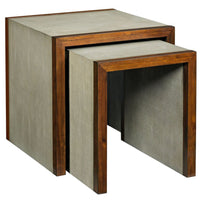 Woodbridge Furniture Savoye Shagreen Nest Of Tables