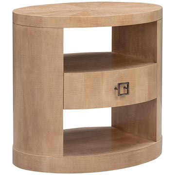 Woodbridge Furniture Norah Oval Bedside Table