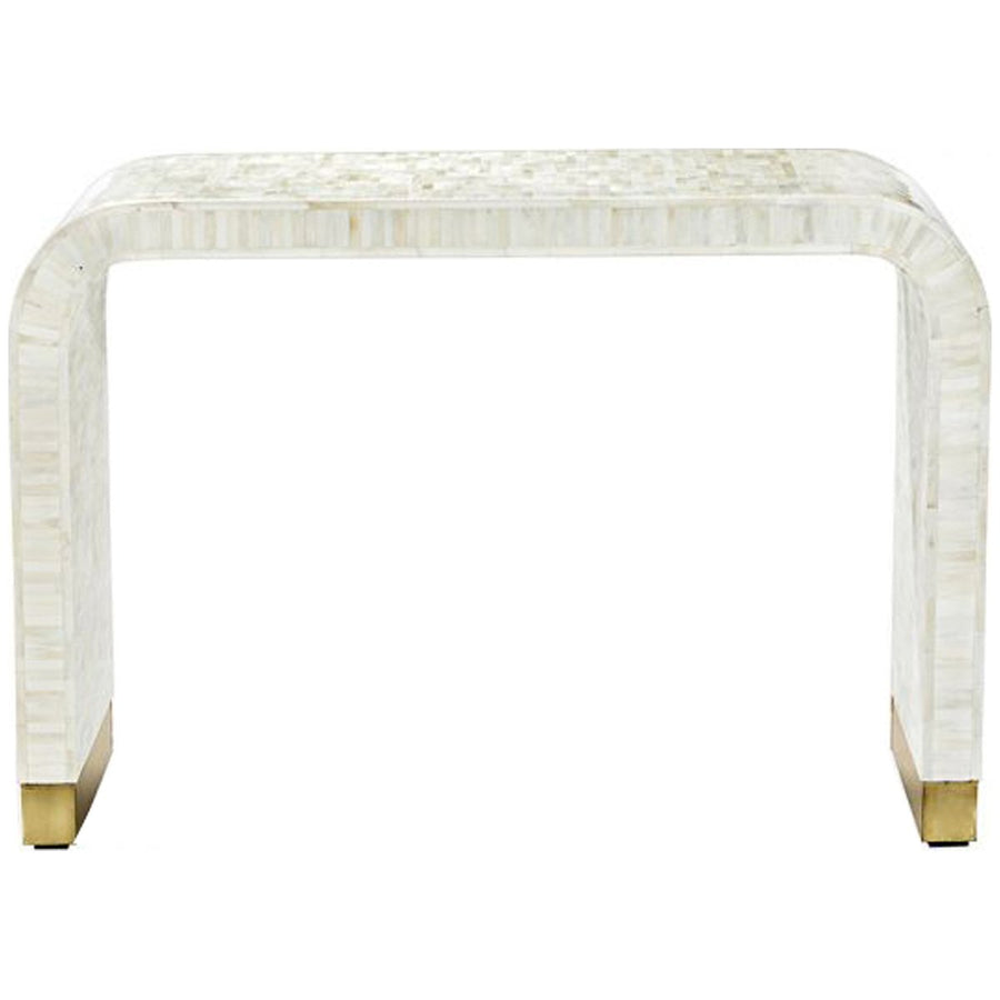 Interlude Home Beacon Console Table - Cream