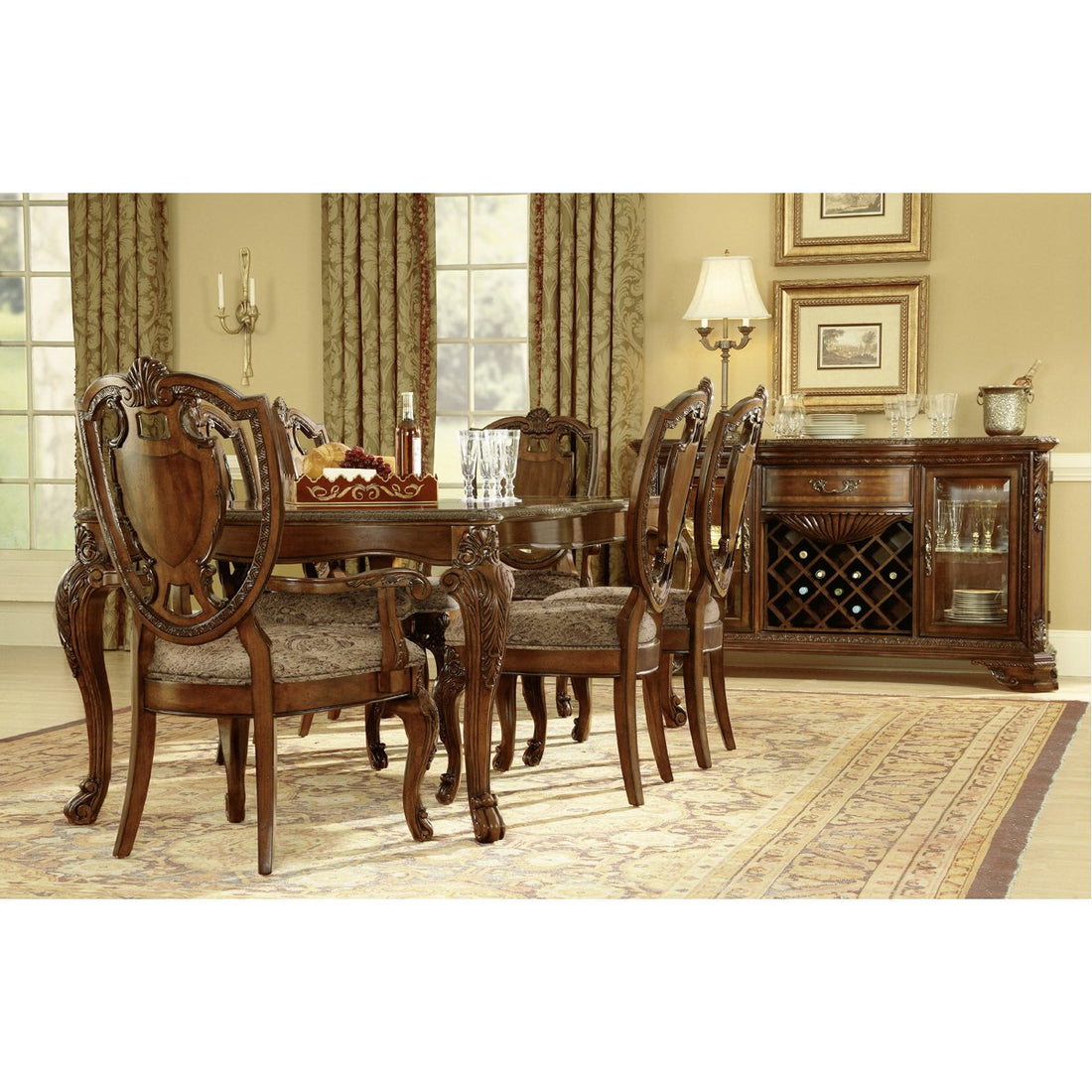 A.R.T. Furniture Old World Leg Dining Table