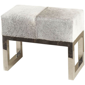 Interlude Home Moro Hide Stool