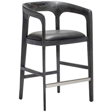 Interlude Home Kendra Counter Stool - Grey