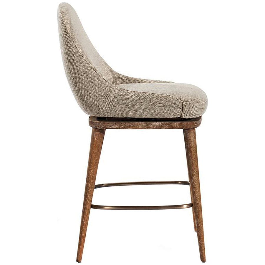 Interlude Home Harper Swivel Counter Stool