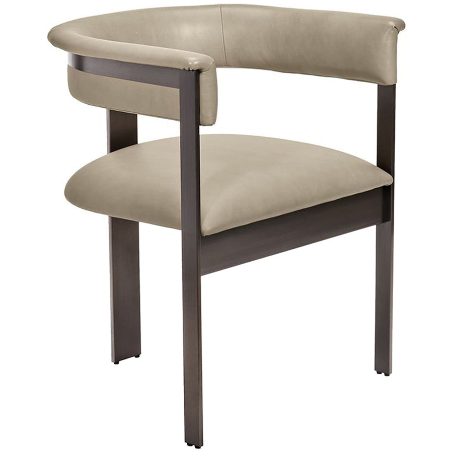 Interlude Home Darcy Dining Chair - Taupe/Graphite