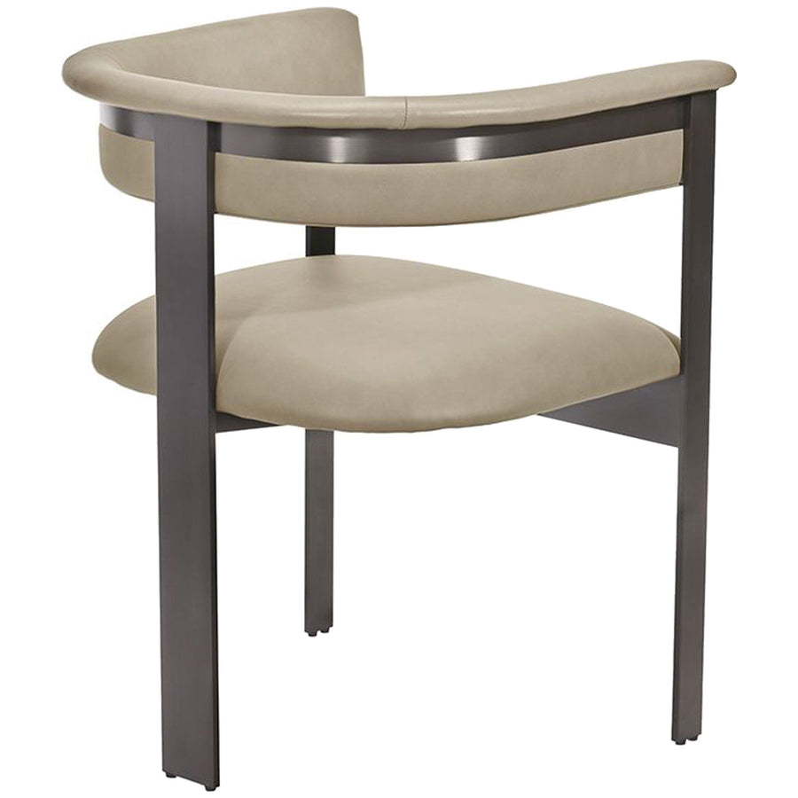 Interlude Home Darcy Dining Chair - Taupe/Graphite