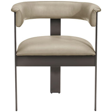 Interlude Home Darcy Dining Chair - Taupe/Graphite