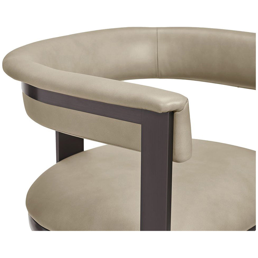 Interlude Home Darcy Counter Stool - Taupe/Graphite